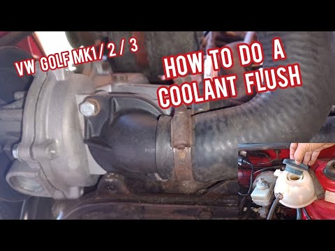 Видео: GOLF MK1. КАК СДЕЛАТЬ ПРОМЫВКУ ОХЛАЖДАЮЩЕЙ ЖИДКОСТИ/АНТИФРИЗА.