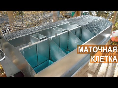 Видео: Клетки для кроликов. Маточная и откормочная. Автор Юрий Удалов