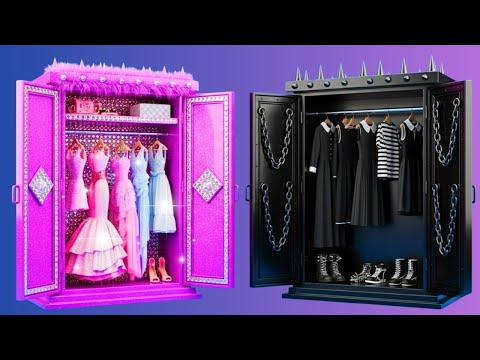 Видео: 💀 VS 🎀 Готическая или Розовая Комната? ✨ Простое DIY Преображение!