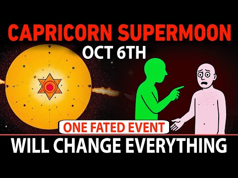 Видео: Козерог ♑ 6 октября 2025 г. 🚨 ПРЕДУПРЕЖДЕНИЕ О СУПЕРЛУНИИ! ⚡ Это судьбоносное событие изменит ВСЁ!