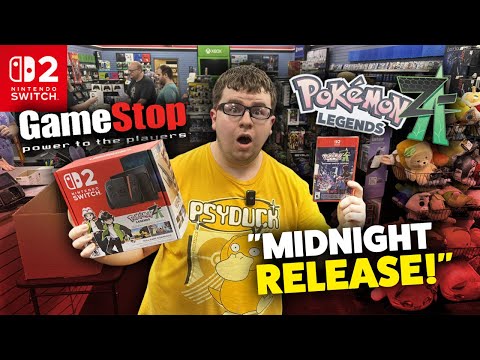 Видео: Я посетил релиз Pokemon Legends Z-A GameStop в полночь!