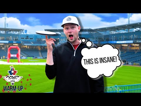 Видео: НОВЫЙ способ игры в диск-гольф?!? (разминка MVP Open)