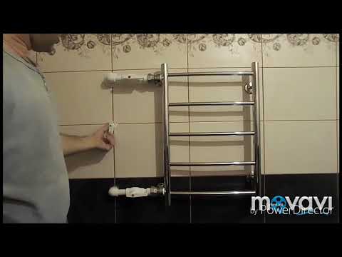 Видео: монтаж полотенцесушителя HD