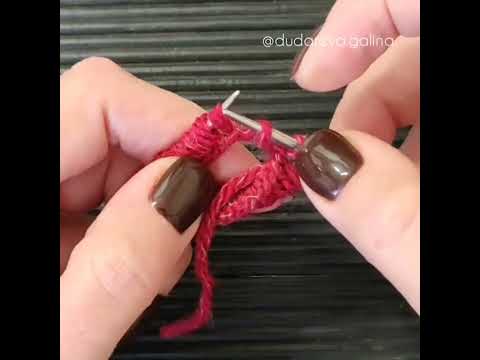 Видео: Наборный ряд без бросовой нити. Шестой способ.