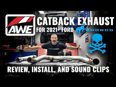Видео: Новая выхлопная система Catback AWE для Ford Bronco 2021+! Обзор, установка и аудиоклипы!