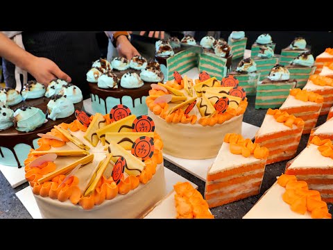 Видео: Как делают мятный шоколад и торт эспрессо | Корейский десерт