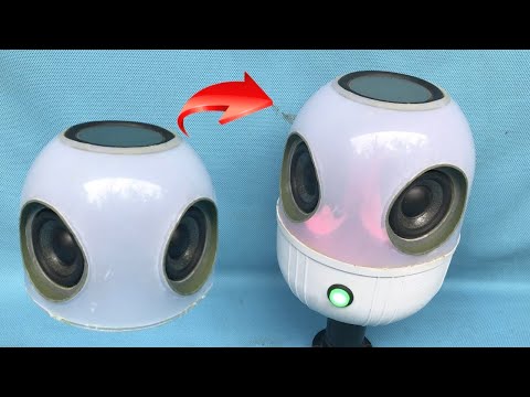 Видео: Сделайте уникальный мини-динамик Bluetooth из старой светодиодной лампочки! Динамик из светодиодн...