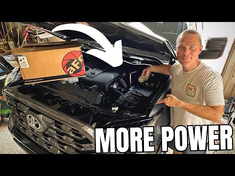Видео: ВСЕ шумы турбины! — Установка впускных клапанов AFE Momentum GT на мою новую Toyota Tundra