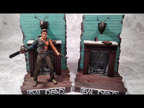 Видео: Подставка для фигурок Зловещие Мертвецы NECA Evil Dead