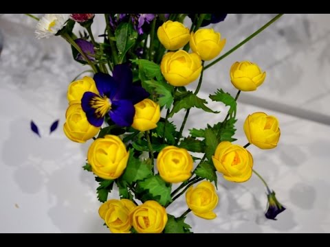 Видео: 💐Купальницы из фоамирана мастер класс/Цветы из фоамирана💐