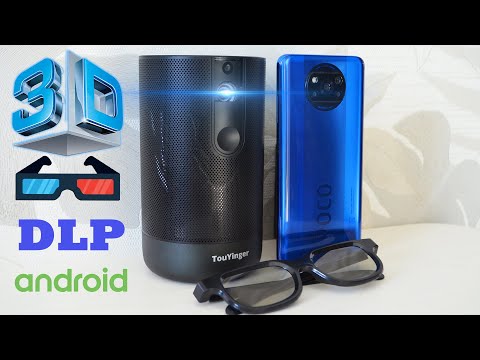Видео: НАКОНЕЦ-ТО С АВТОФОКУСОМ! АККУМУЛЯТОРНЫЙ FullHD 3D DLP ПРОЕКТОР TouYinger K3 на Android!