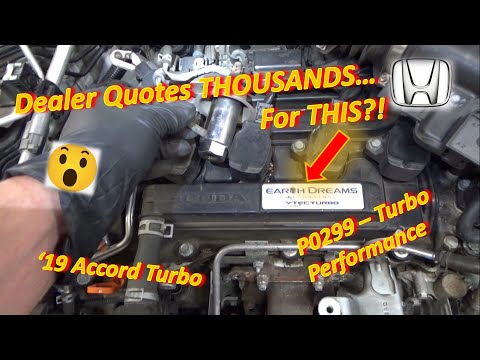 Видео: Дилер хочет ТЫСЯЧИ... за ЭТО?! Honda P0299-TURBO UNDERBOOST (Accord 2019 года)