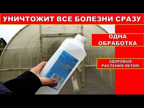 Видео: ОБРАБОТКА ТЕПЛИЦЫ ИЗ ПОЛИКАРБОНАТА ОСЕНЬЮ! ЭТО СРЕДСТВО ДЕЗИНФЕКЦИИ ИСКОРЕНИТ ВСЕ БОЛЕЗНИ СРАЗУ!