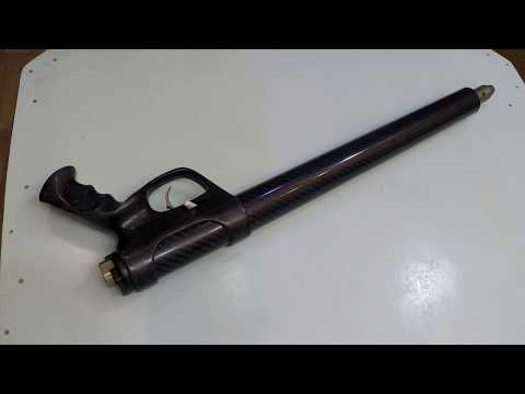 Видео: Карбоновое подводное  ружье "Тень" с регулятором боя