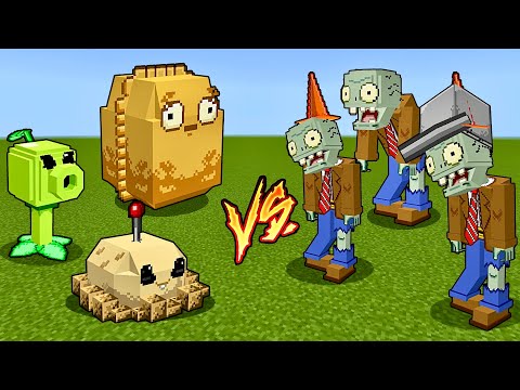 Видео: КАРТА РАСТЕНИЯ ПРОТИВ В ЗОМБИ В МАЙНКРАФТ Plants Versus Zombies Minecraft