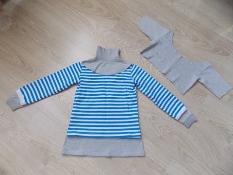 Видео: Изготовление, втачивание, утюжка воротника. 4 из (Шьем водолазку).