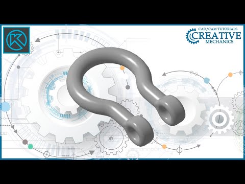 Видео: Скоба в Компас 3D