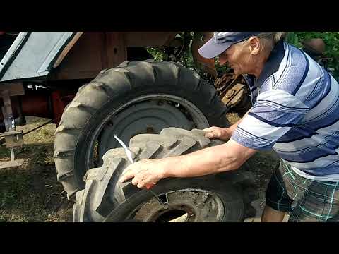 Видео: установка маленьких колес на т 25