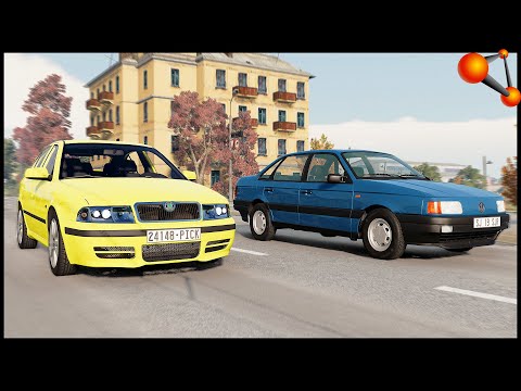Видео: ШАШКИ В 90-ых! ТАЧКИ Из ГЕРМАНИИ! - BeamNg Drive