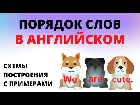 Видео: Порядок слов в английском предложении. Английский по формулам. Как строить предложения? #ПорядокСлов