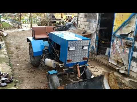 Видео: Обзор доработки самодельного трактора.