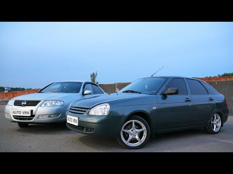 Видео: PRIORA 2 vs NISSAN ALMERA Classik. ГОНКА.