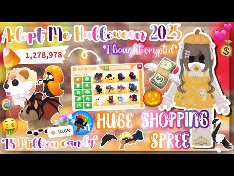 Видео: ГРАНДИОЗНЫЙ ШОПИНГ НА ХЭЛЛОУИН: 1,5 миллиона конфет и 2 тысячи робуксов! 🎃🤑 // PixiePatch Adopt M...