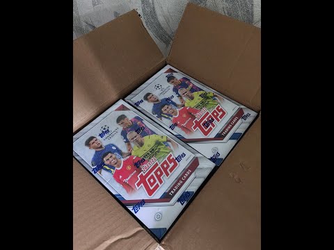 Видео: Кейс TOPPS UEFA Champions League 2021 2022 Бокс №4