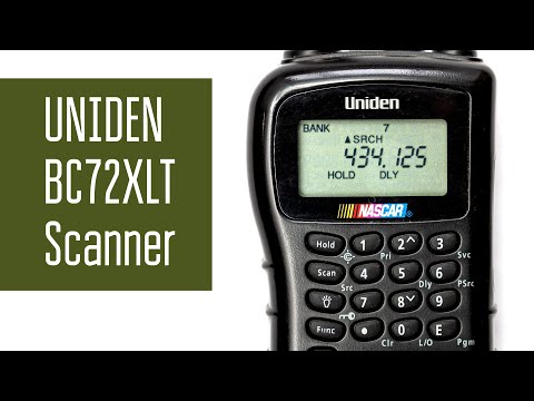 Видео: Uniden BC72XLT Дешевый сканер. Приёмник 25 - 512 МГц. Слушаем разные сигналы. Обзор.