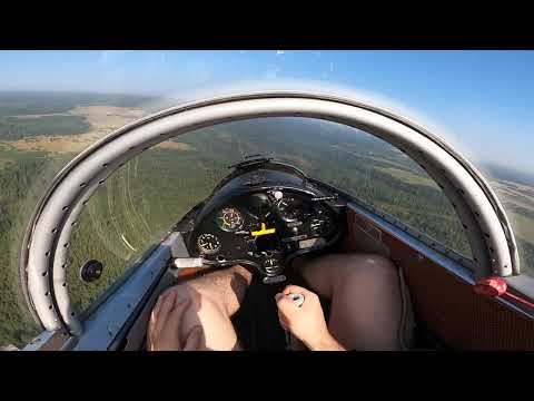 Видео: Полет на планере, глазами пилота Бланик л-13