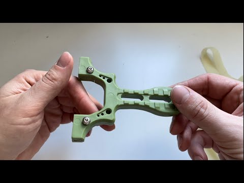 Видео: Зелёная рогатка из Китая. Распаковка и обзор.