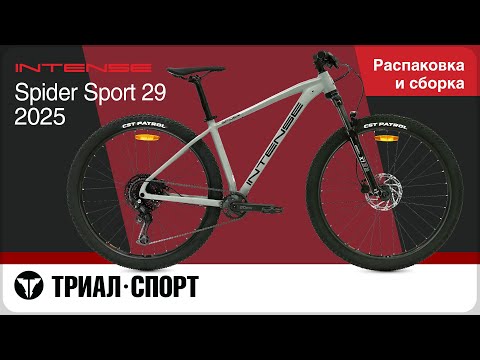Видео: Intense Spider Sport 29 2025. Распаковка и сборка
