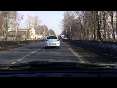 Видео: Щербинское кладбище - Ульянино / Shcherbinskoye cemetery - Ulyanino 23/02/2013 (timelapse 4x)