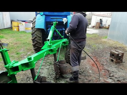 Видео: Плуг с чермета для Т- 40. Переделка,  Реставрация, Покраска.