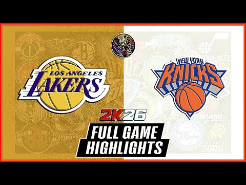 Видео: LAKERS против KNICKS | Полные обзоры игр NBA | Knicks против lakers | NBA 2K26 |