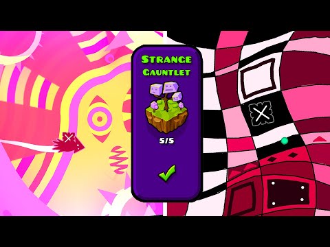 Видео: ЭТО САМЫЙ СТРАННЫЙ ГАУНТЛЕТ?!?! (Прохождение Strange Gauntlet!) ► Geometry Dash 2.2