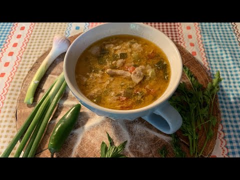 Видео: Агнешка чорба с ориз и пресен лук/Lamb soup with rice and fresh onion