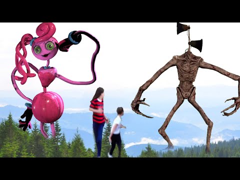 Видео: Сиреноголовый и Мамочка длинные ноги пришли за мной Siren Head & mommy long legs