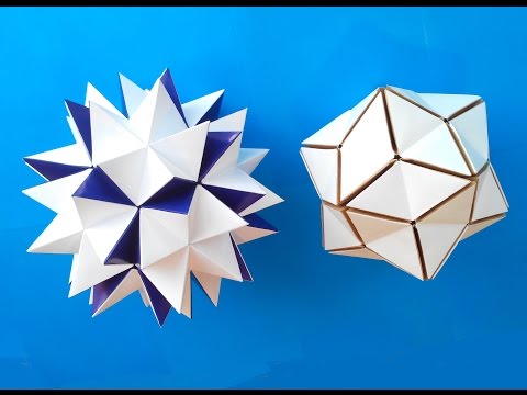 Видео: Кусудама раскрывающийся цветок (Valentina Gonchar), Kusudama Revealed Flower