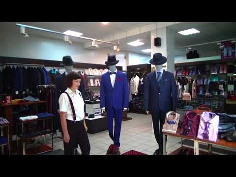 Видео: Синий костюм - костюм цвета удачи | Глубокий синий, индиго и синий в английскую клетку