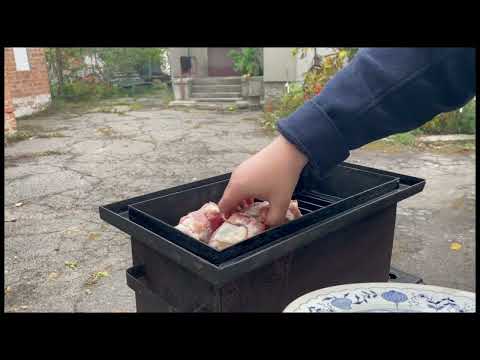 Видео: М'ясо горячого копчення  Полтава