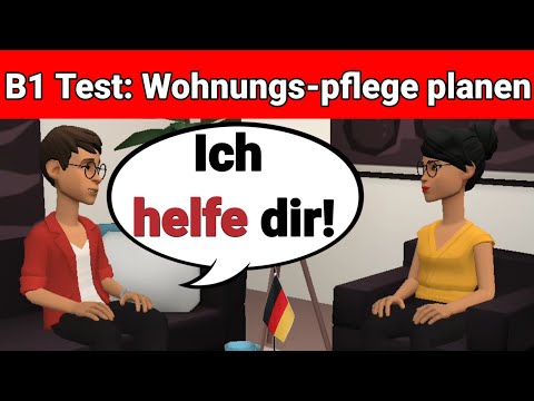Видео: Устный экзамен Немецкий язык B1 | Планирование чего-либо вместе/Диалог | Устная часть 3: Квартира
