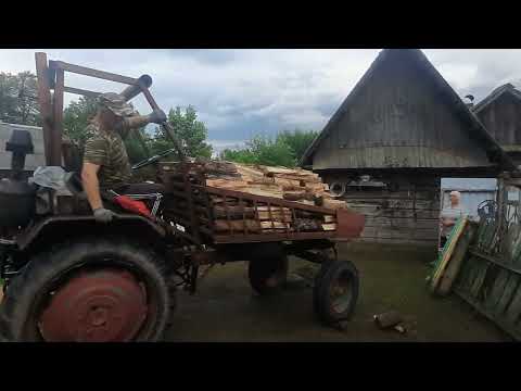 Видео: Ремонт трактора т16.Устонавливаем самодельный глушитель.