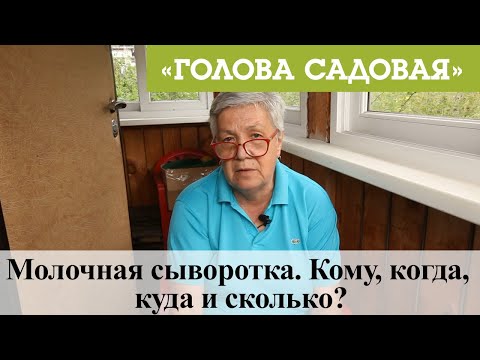 Видео: Голова садовая - Молочная сыворотка. Кому, когда, куда и сколько?