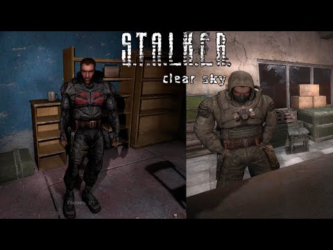 Видео: Общаюсь со сталкерами. S.T.A.L.K.E.R.: Clear Sky #9.1