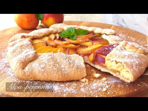 Видео: Галета с Персиками! Пирог Проще Простого!