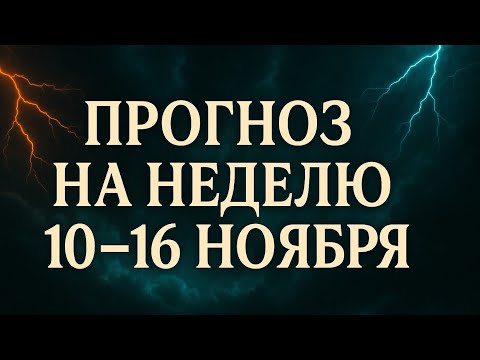 Видео: Эта неделя расставит всё по местам. Таро-прогноз на неделю 10–16 ноября 🔮 Все знаки зодиака
