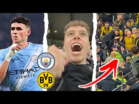 Видео: БОЛЕЛЬЩИКИ СРАЖАЮТСЯ, ПОКА «Манчестер Сити» РАЗГРОМИЛ «Боруссию Дортмунд» С ПОМОЩЬЮ МАСТЕР-КЛАССА...
