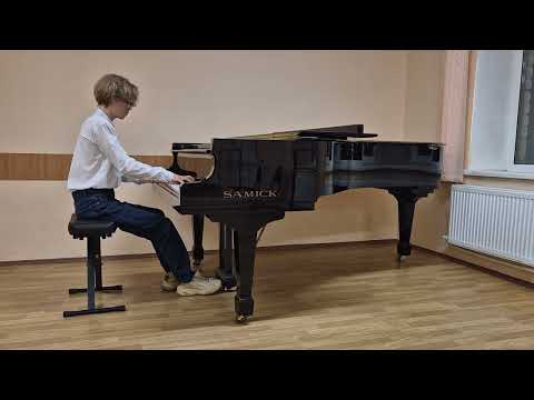 Видео: А. Глазунов "Баркарола". Исп. Константин Ковган (15 лет, 7 класс)