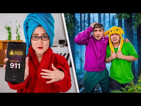 Видео: Младший Брат Потерялся в Лесу!